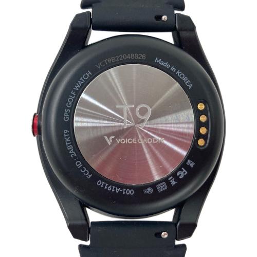 【美品】ボイスキャディT9　ブラック　充電器付き VOICE CADDIE (ボイスキャディー) T9 GPSスマートゴルフウォッチ