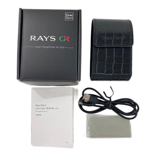 美品　Shot Navi ショットナビ　RAYS レイズ　ゴルフ距離計　ブラック Shot Navi (ショットナビ) ゴルフ距離測定器 ブラック RAYS GR