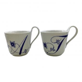 ROYAL COPENHAGEN (ロイヤル・コペンハーゲン) マグセット 箱付 ブルーフルーテッド・プレイン 2Pセット