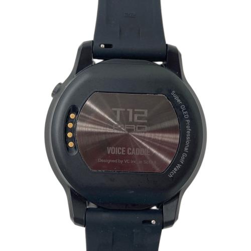 VOICE CADDIE (ボイスキャディー) ゴルフGPSウォッチ ブラック T12 PRO