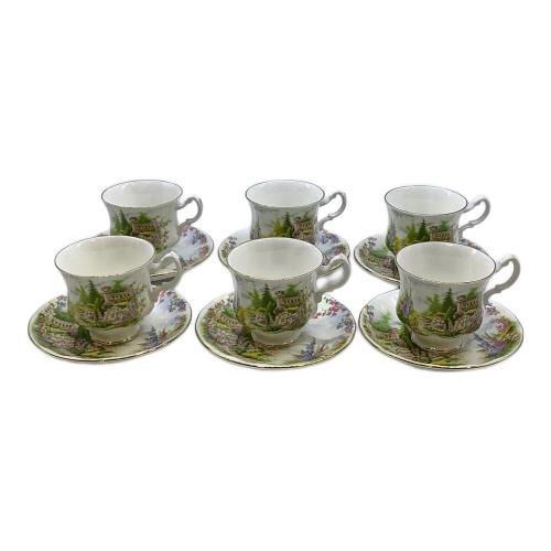 ROYAL ALBERT (ロイヤルアルバート) カップ&ソーサーセット ケンティッシュ ロッケリー 6Pセット