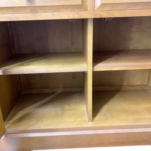 北海道民芸家具 (ホッカイドウミンゲイカグ) 食器棚 145 ナチュラル