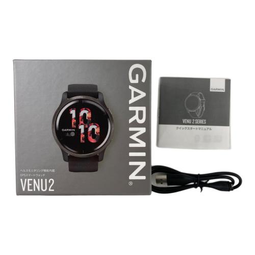 GARMIN (ガーミン) ゴルフGPSナビ  VENU2  010-02430-61　ブラック スマートウォッチ