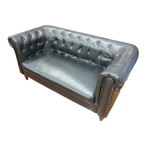 チェスターフィールドソファ ブラック