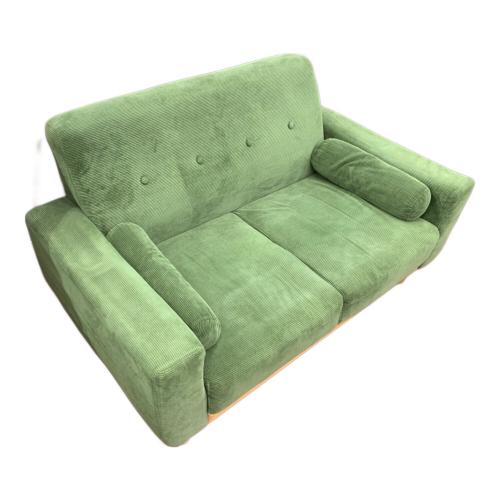 2人掛けソファー グリーン