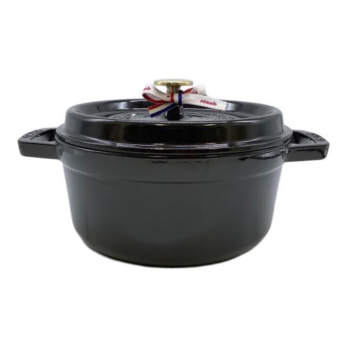 Staub (ストウブ) ピコ・ココット ラウンド シャイニーブラック 40508-886 ブラック