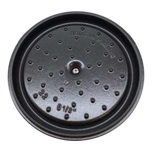 Staub (ストウブ) ピコ・ココット ラウンド シャイニーブラック 40508-886 ブラック