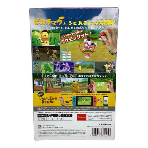 Nintendo (ニンテンドー) ポケットモンスター Let’s Go！ ピカチュウ モンスターボール Plusセット/Switch/HACRADW2A/A 全年齢対象 Nintendo Switch用ソフト CERO A (全年齢対象)