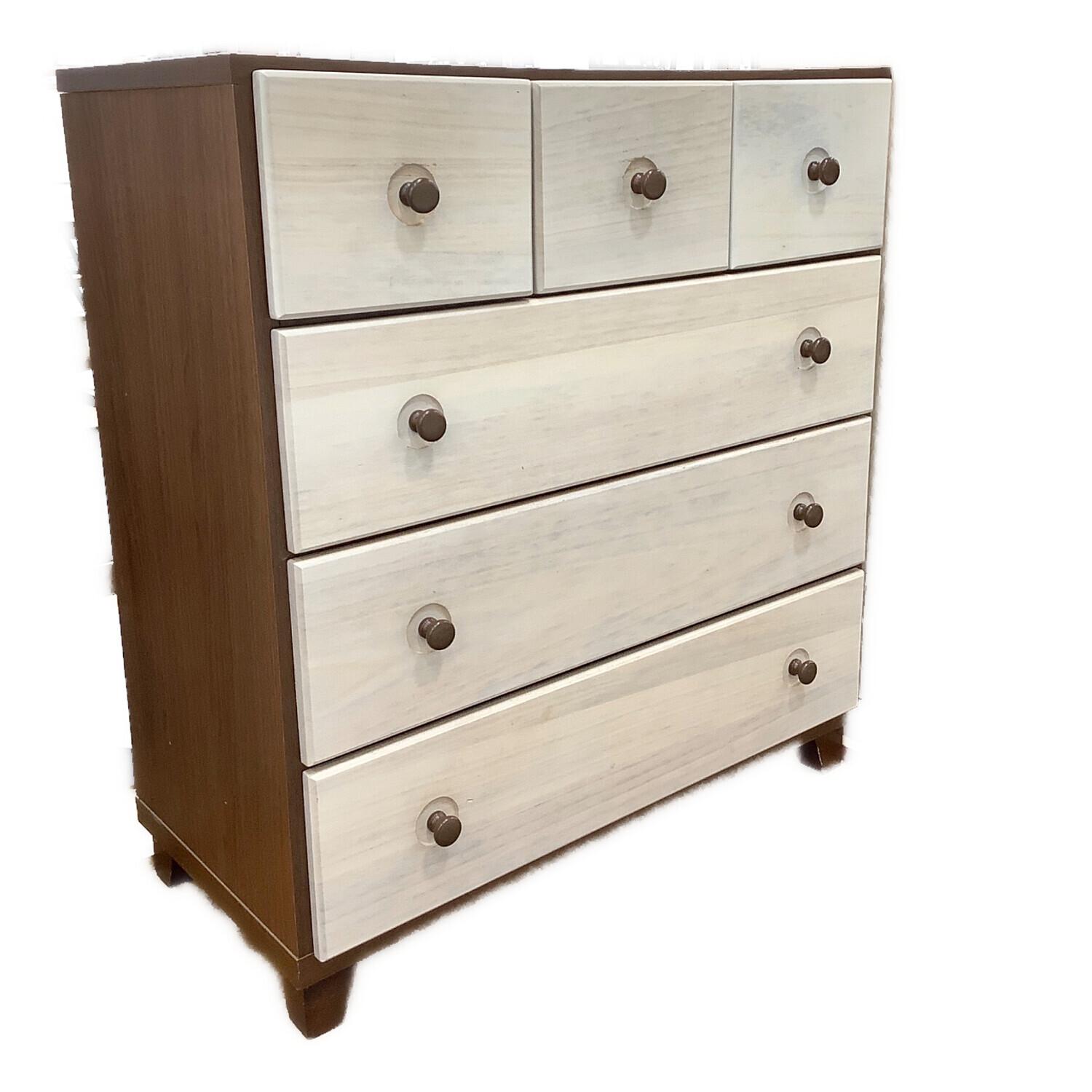 4段チェスト ホワイト×ブラウン｜トレファクONLINE