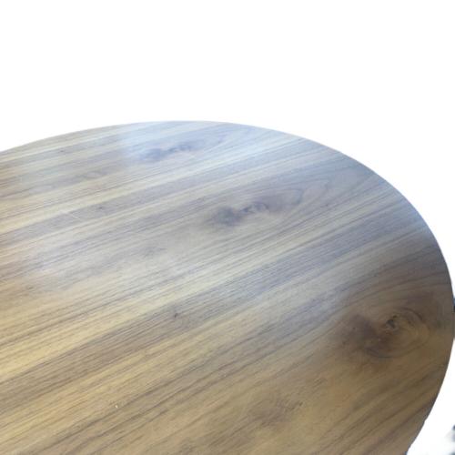 ニトリ ダイニングテーブル ブラウン×ブラック コルーナ ウォルナット