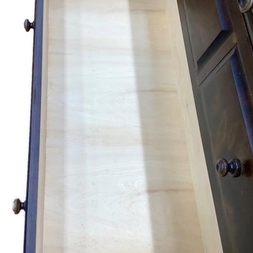 北海道民芸家具 (ホッカイドウミンゲイカグ) 6段チェスト 58 ブラウン