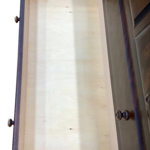 北海道民芸家具 (ホッカイドウミンゲイカグ) 6段チェスト 58 ブラウン