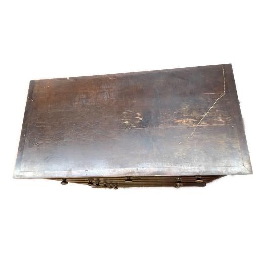 北海道民芸家具 (ホッカイドウミンゲイカグ) 6段チェスト 58 ブラウン