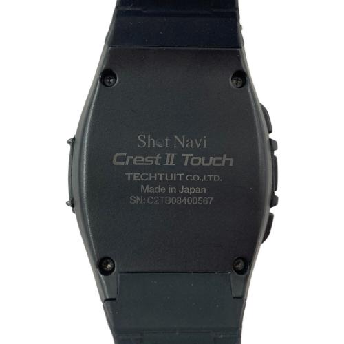 Shot Navi (ショットナビ) ゴルフGPSナビ  ブラック Shot Navi CrestⅡTouch