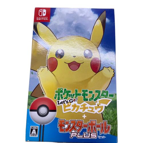 Nintendo (ニンテンドー) ポケットモンスター Lets Go！ ピカチュウ+モンスターボールPLUSセット Nintendo Switch用ソフト CERO A (全年齢対象)