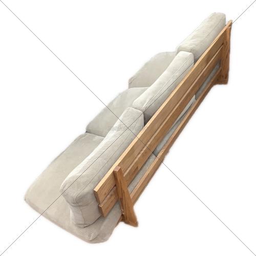 MOMO natural (モモナチュラル) 3人掛けソファー 230 ベージュ CLOUD