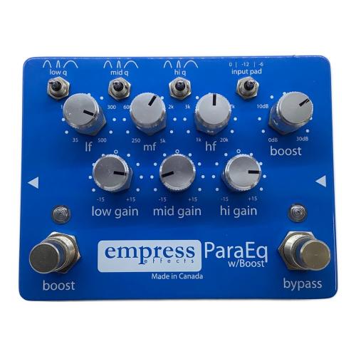 Empress Effects (エンプレスエフェクト) イコライザー ParaEq w/Boost Para EQ