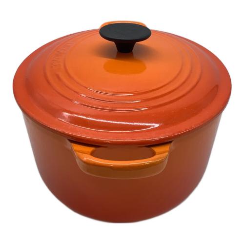 LE CREUSET (ルクルーゼ) シグニチャーココット・ロンド オレンジ