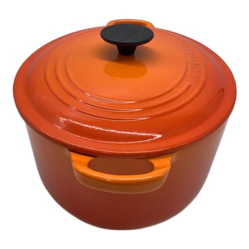LE CREUSET (ルクルーゼ) シグニチャーココット・ロンド オレンジ