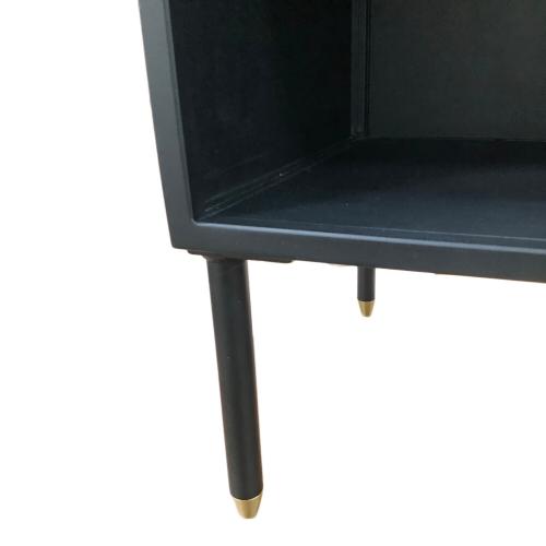 Franc franc (フランフラン) キャビネット 58 ブラック MODERN WORKS