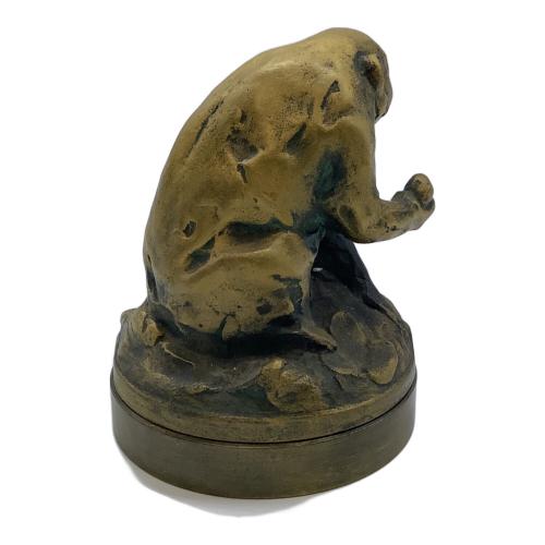 北村西望 (キタムラサイボウ) 朱肉入れ 干支 猿