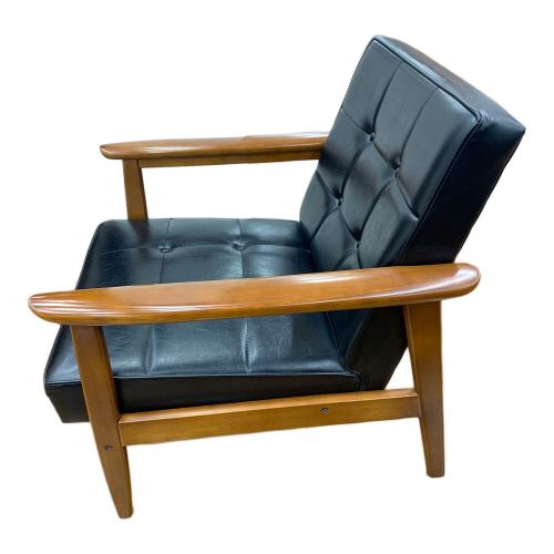 カリモク60 (カリモクロクマル) 1人掛けソファー W36170BW Kチェア  369 スタンダードブラック