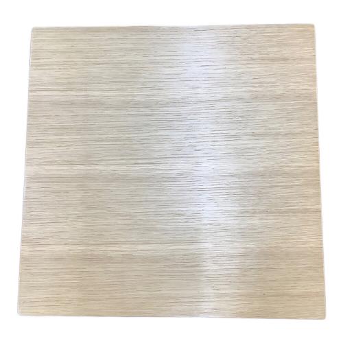 IDC (アイディーシー) サイドテーブル 96 ナチュラル×シルバー