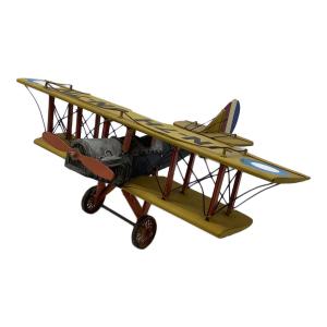 JN-7H ブリキ飛行機 イエロー