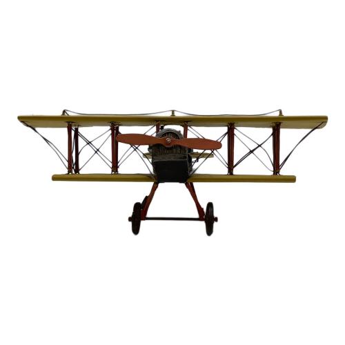 JN-7H ブリキ飛行機 イエロー