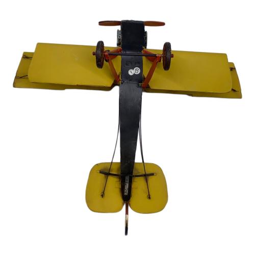 JN-7H ブリキ飛行機 イエロー