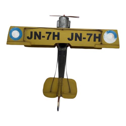 JN-7H ブリキ飛行機 イエロー