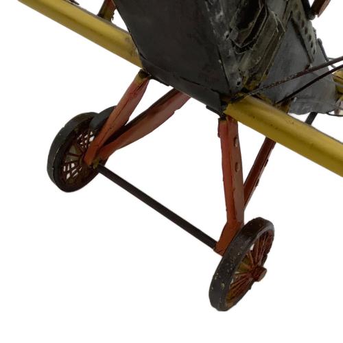 JN-7H ブリキ飛行機 イエロー