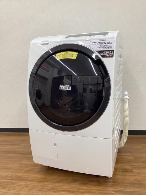 HITACHI (ヒタチ) ドラム式洗濯乾燥機 洗濯容量 10.0kg 乾燥容量6.0kg 2020年製 BD-SG100FL