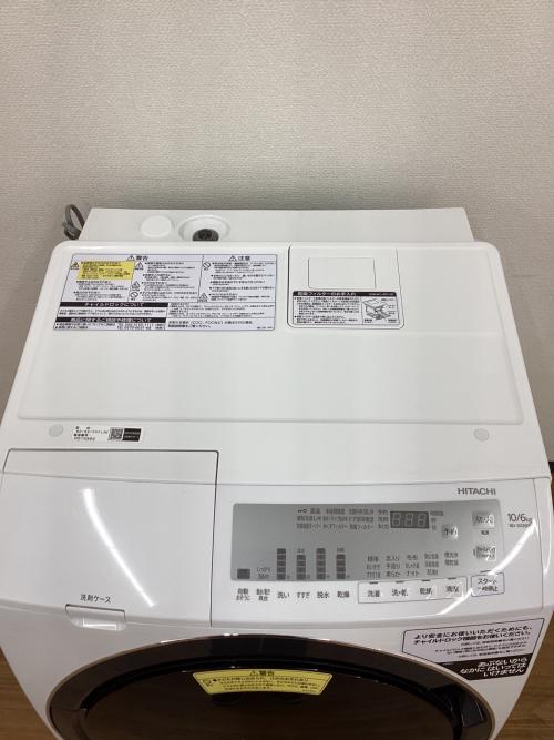 HITACHI (ヒタチ) ドラム式洗濯乾燥機 洗濯容量 10.0kg 乾燥容量6.0kg 2020年製 BD-SG100FL