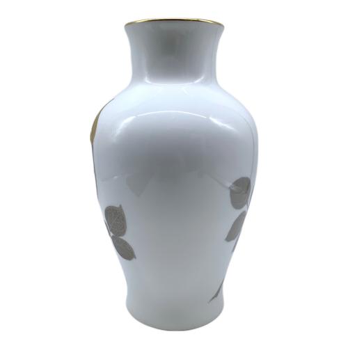 大倉陶園 (オオクラトウエン) 花瓶 金蝕バラ