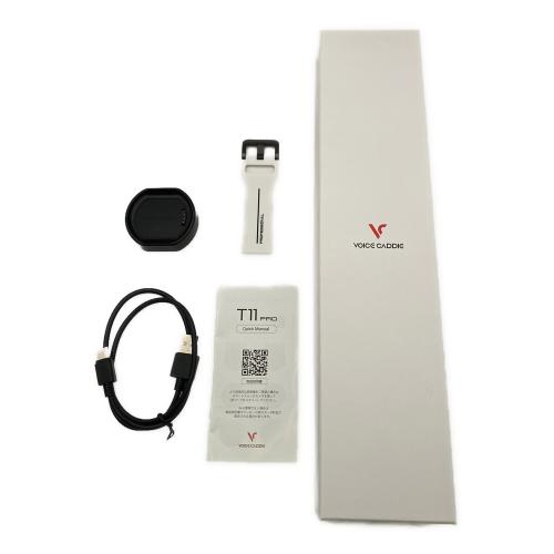 VOICE CADDIE (ボイスキャディー) ゴルフGPSナビ キズ多数有 箱 ホワイトバンド 充電ドッグ ケーブル 説明書付き T11 PRO