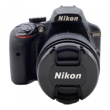 【Nikon D3400+18-55mm｜軽量一眼レフ】 Amazon | Nikon デジタル一眼レフカメラ D3400 AF-P 18-55 VR レンズ