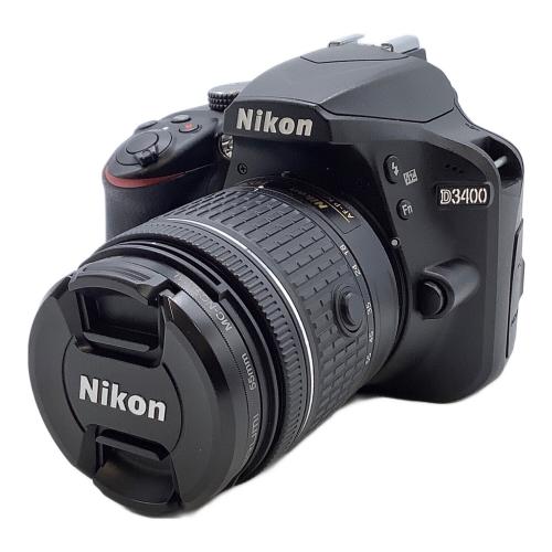 Nikon (ニコン) デジタル一眼レフカメラ D3400 18-55 レンズキット レンズ:AF-P DX NIKKOR 18-55mm f/3.5-5.6G VR