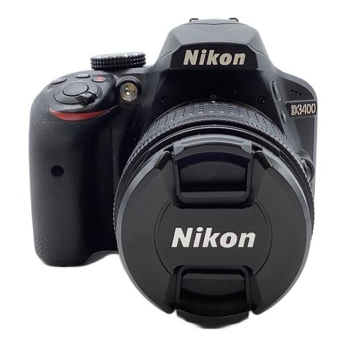 Nikon (ニコン) デジタル一眼レフカメラ D3400 18-55 レンズキット レンズ:AF-P DX NIKKOR 18-55mm f/3.5-5.6G VR