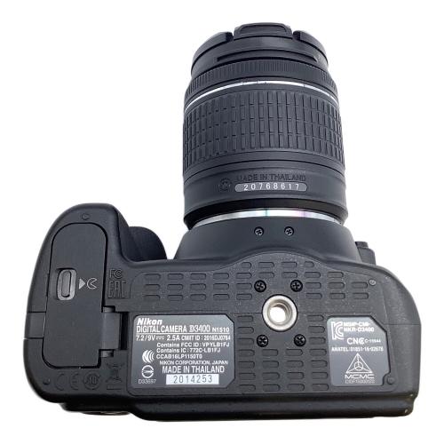 Nikon (ニコン) デジタル一眼レフカメラ D3400 18-55 レンズキット レンズ:AF-P DX NIKKOR 18-55mm f/3.5-5.6G VR