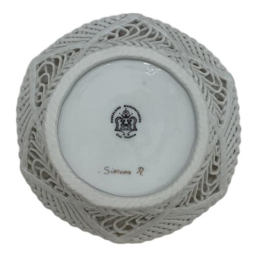 PORCELAIN MANUFACTURERS (ポーセリン マニファクチヤー) 陶器 レースバスケット 2Ｐセット