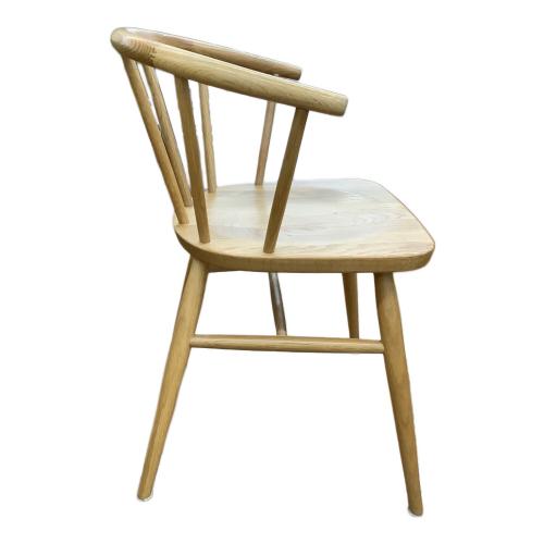 無印良品 (ムジルシリョウヒン) アームチェアー 丸脚 ナチュラル