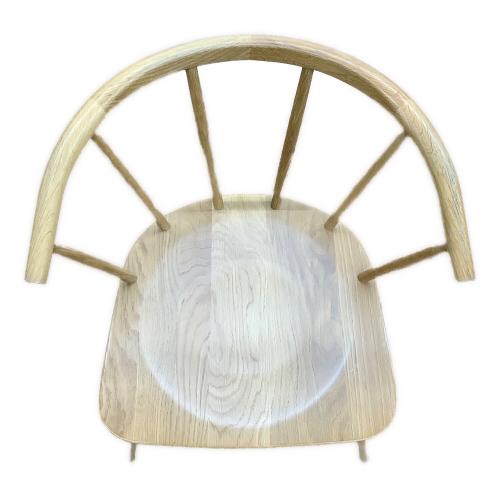 無印良品 (ムジルシリョウヒン) アームチェアー 丸脚 ナチュラル