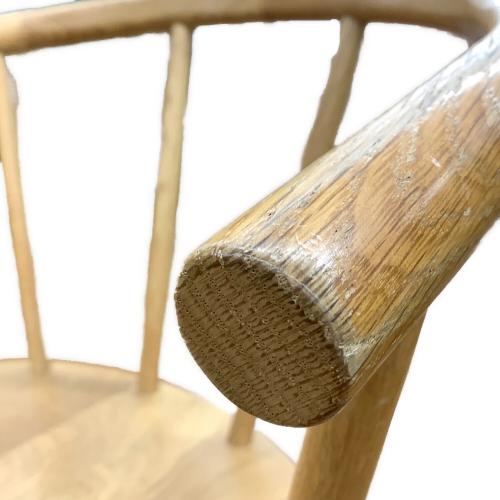 無印良品 (ムジルシリョウヒン) アームチェアー 丸脚 ナチュラル