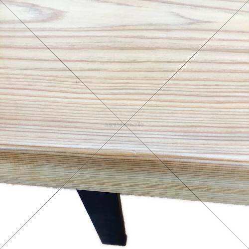 モアリビング ダイニングテーブル 410 ナチュラル×ブラック