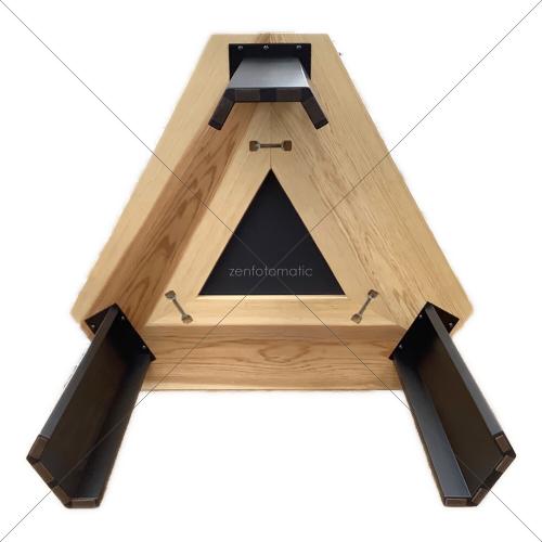 モアリビング ダイニングテーブル 410 ナチュラル×ブラック