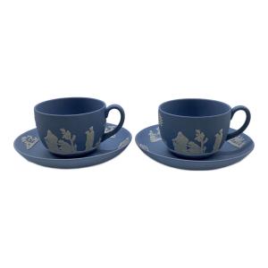 Wedgwood (ウェッジウッド) カップ&ソーサー ペールブルー ジャスパー