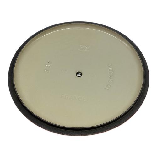 LE CREUSET (ルクルーゼ) 両手鍋 22 オレンジ ココット・ロンド