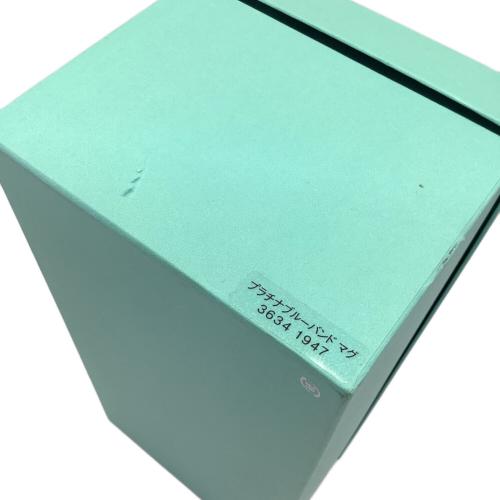 TIFFANY & Co. (ティファニー) マグカップ プラチナブルーバンド