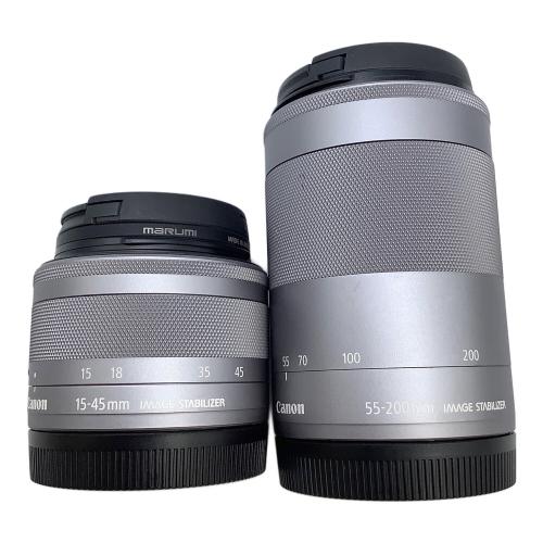 CANON (キヤノン) ミラーレス一眼カメラ EOS M10 ダブルズームレンズキット レンズ:15-45mm F3.5-6.3/55-200mm F4.5-6.3